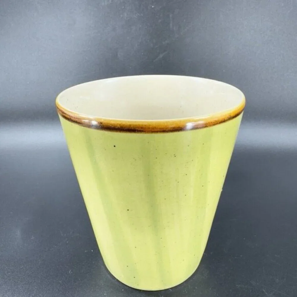 THOMSON POTTERY Mug Cup In The  A mazon Ceramic Speckled Glaze Green Set‎ 2
